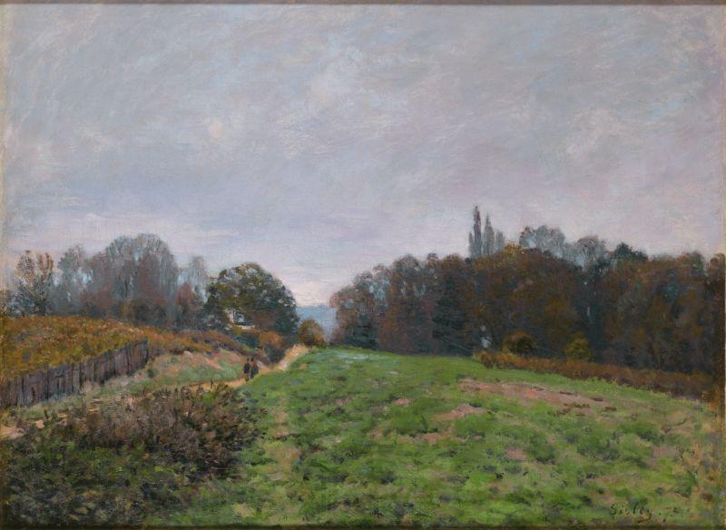 Alfred Sisley Landscape at Louveciennes